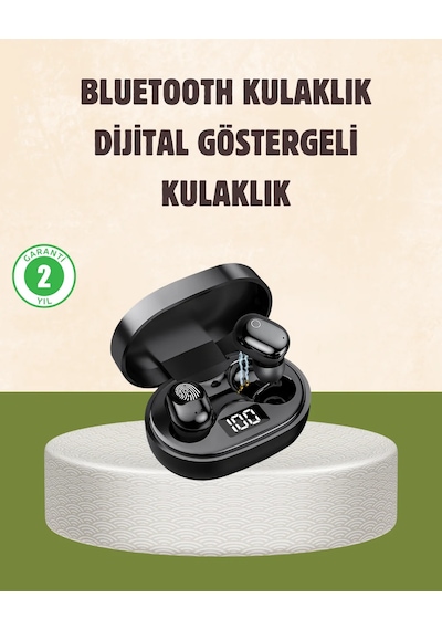 Led Ekranlı Şarjlı Kablosuz Kulak İçi Kulaklık Diğer