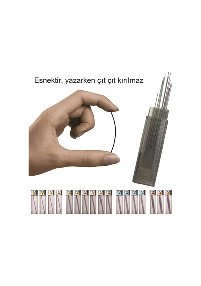 Tombow Leader Uç 0,7mm 12uç/tüp, Hb