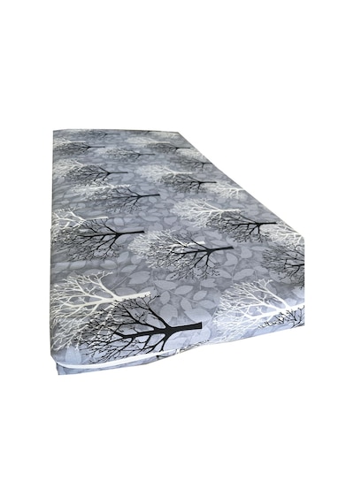 Çocuk Yatağı 60x120x6 Cm Vip Oyun Parkı Sünger Yatak Bebek Yatağı-gri Ağaç