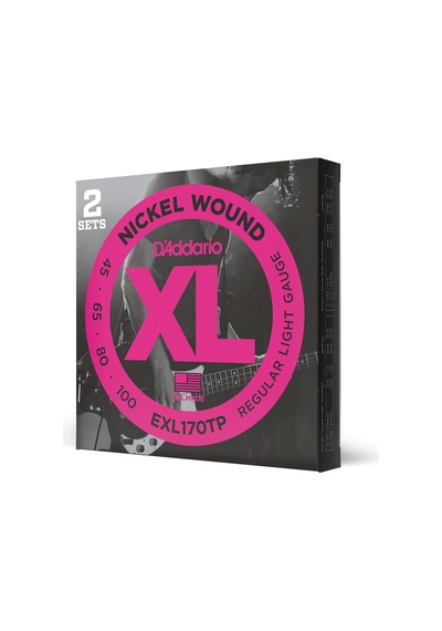 DADDARIO EXL170TP (2 SET) BAS GİTAR TEL SETİ , XL, 45-130,