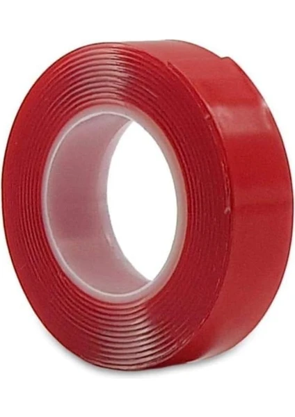Bnl Ticaret Self-sun Şeffaf Çift Taraflı Silikon Montaj Bandı Su Geçirmez 18 Mm X 2 Metre
