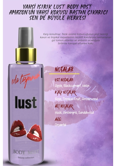 Eda Taşpınar Body Mist Lust Vücut Spreyi 200 ML