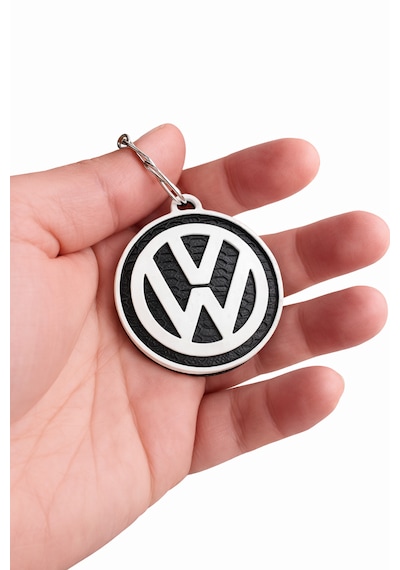 Volkswagen Logo Anahtarlık 3d Baskı Vw Araç Anahtarlığı Araba Logolu Anahtarlık