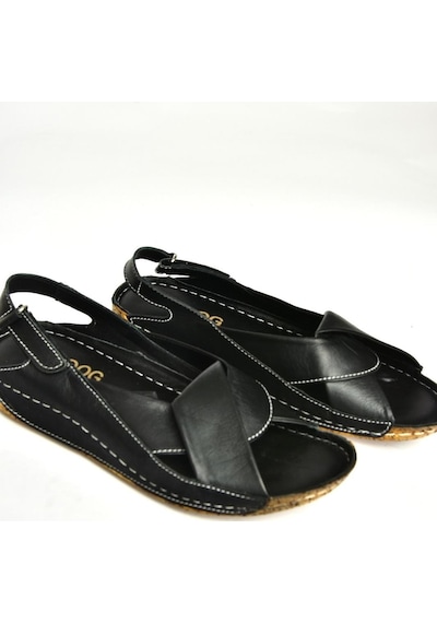 Fox Shoes U555061003 Siyah Hakiki Deri Sandalet Siyah-hakiki Deri Siyah