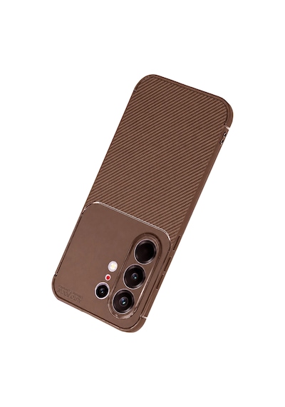 Newface - 140 - Tecno Camon 50 Pro 5g Auto Focus Karbon Kapak - Csmo-tex - - Kahverengi