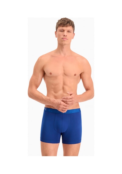 Puma Sport Erkek Pamuk Boxer 2li Paket 935521 02 Mavi