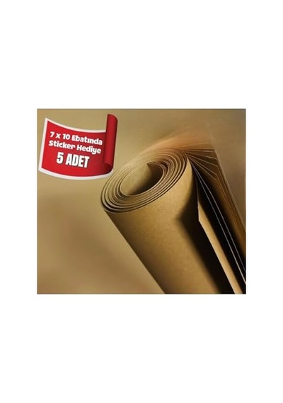 Orbak Kağıt 1. Kalite Kraft Kağıt Ambalaj Çeyiz & Paketleme Kağıdı 100x150 Cm 5 Saman Kağıt Kahve 124-Pembe