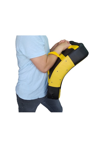 Aksaspor Leon Curved Büyük Boy Darbe Yastığı Kick-Boks Lowkick Pads 5016