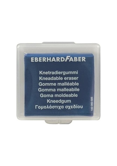 Eberhard Faber Yoğrulabilir Hamur Silgi Plastik Kutuda Mavi - 18 Adet