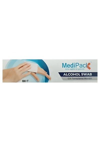 Medipack Alkol Swap Cilt Temizleme Mendili 100'lü