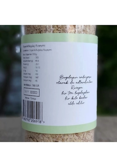 OG natural Organik Buğday Ruşeymi 180 G