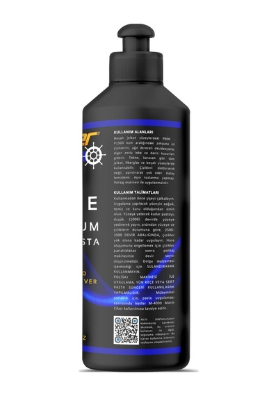Netfer M-1000 Marin Kalın Tekne Pastası 500 ML