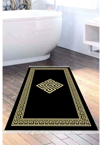 Eko Trend Djt Banyo Paspası Yıkanabilir Kaymaz Taban 656m Modern Gold