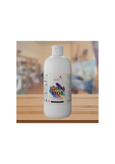 Beyaz Akrilik Boya, 500 Gr 0,15 L