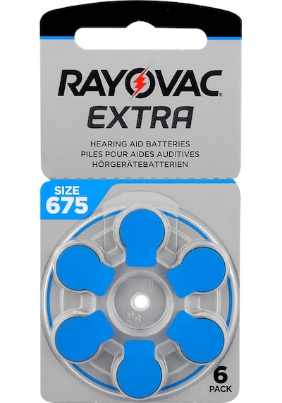 Rayovac Extra Advanced 675 Numara İşitme Cihazı Pili 6'lı