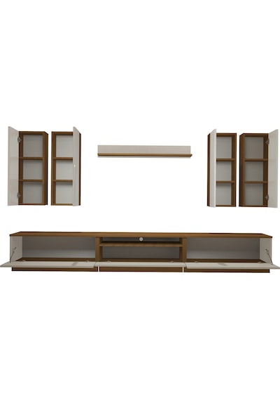 Decoraktiv Trendstyle 8d Slm Tv Ünitesi Tv Sehpası Ceviz - Beyaz
