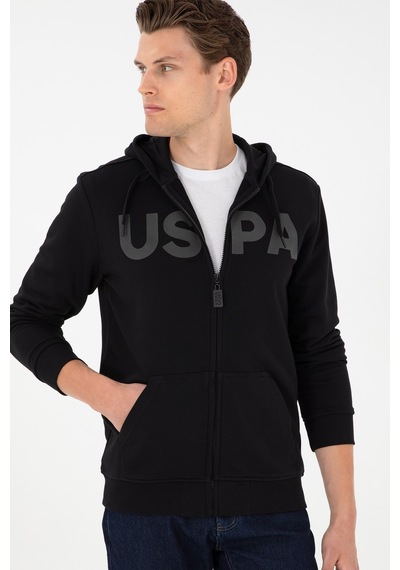 U.S. Polo Assn. U.s. Polo Assn. Erkek Örme Kapüşonlu Hırka 1926816 siyah