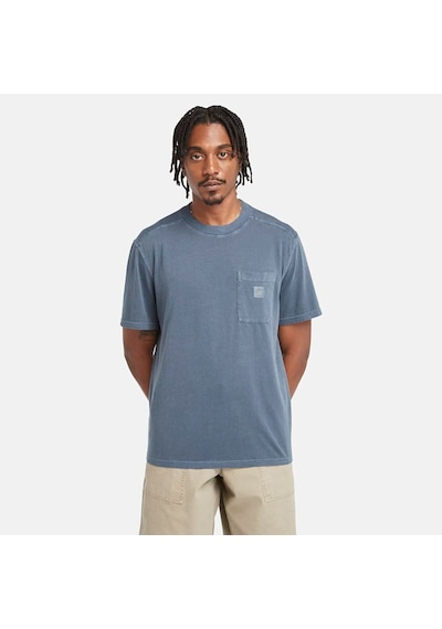 Timberland Merrymack Rıver Garment Dye Chest Pocket Erkek Tişört Tb0a5vdh4331 Safir