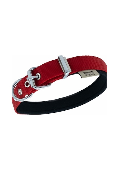 Doggie Konfor Dokuma Sade Boyun Tasması Kırmızı 2 x 30-35 CM Kırmızı