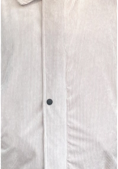 Felvıno Erkek Fitilli Kadife Bomber Ceket Fermuarlı Çıtçıtlı Mont Taş