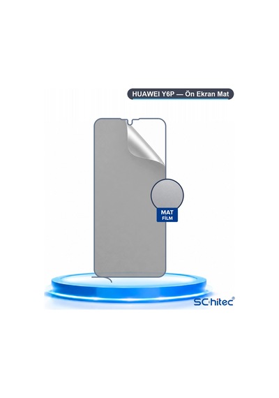 Schitec Huaweı Y6p Uyumlu Ön Yüzey Mat Hidrojel Ekran Koruyucu