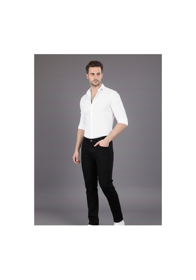 Myrab Denim Siyah Regular Fit Erkek Kot Pantolon Siyah Renk