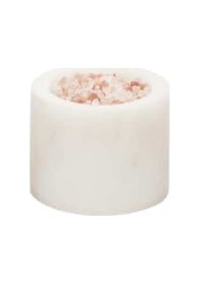 Nero Mermer Baharatlık 6x10 Cm Mermer Tuzluk Biberlik Dekoratif Baharatlık Beyaz Genel