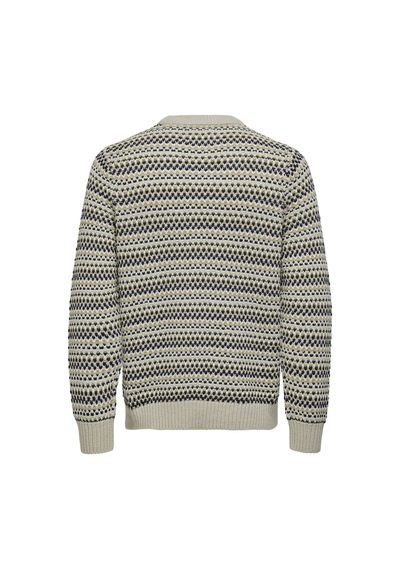 Only & Sons Strick Kazak Onsmusa Kazak Silver Lining