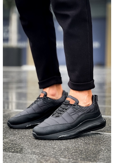 Mn179 - Cst Sporty Runner Erkek Ayakkabı Sıyah Siyah