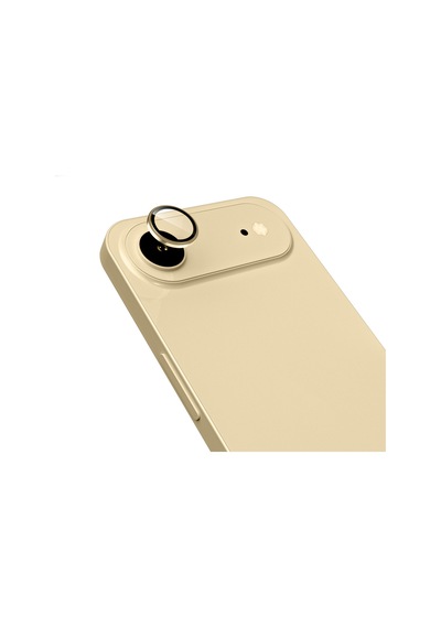 Apple Uyumlu iPhone 17 Air Zore Mikro Kamera Lens Koruyucu Gold