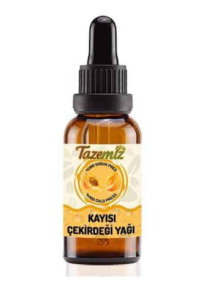 Tazemiz Kayısı Çekirdeği Yağı Soğuk Pres 50 ML