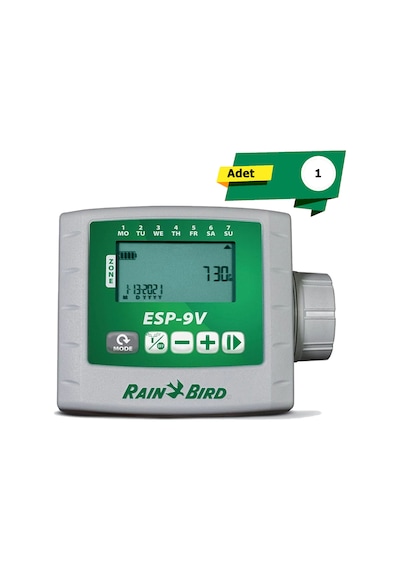 ESP-WPX-9V - 1 istasyonlu Kontrol Ünitesi Pilli Otomatik Kontrol Cihazı