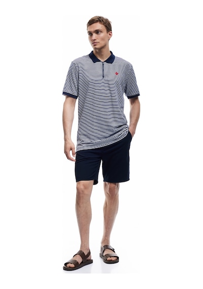Koton Regular Fit Kısa Kollu Fermuarlı Polo Yaka Tişört Lacivert Çizgili 5sam10144mk Lacivert Çizgili Koton Regular Fit Kısa Kollu Fermuarlı Polo Yaka Tişört Lacivert Çizgili 5sam10144mk Lacivert Çizgili