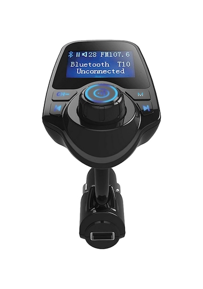 Ayt Hello T10 Usb Sd Aux Bluetooth Destekli 2.1a Fm Transmitter Oto Araç Çakmaklık Teyp Telefon Müzik Aktarıcı