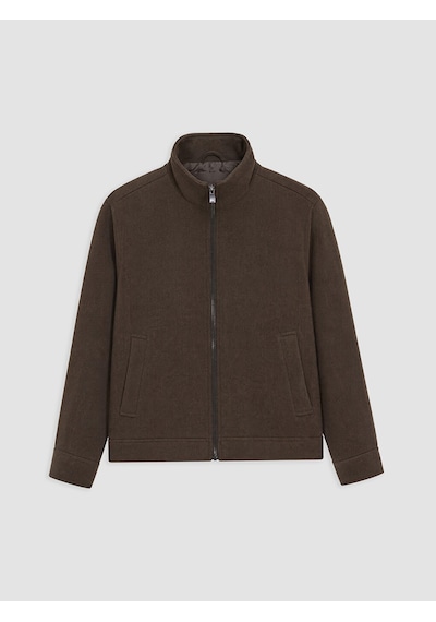 Lcw Vision Kahverengi Regular Fit Dik Yaka Erkek Mont