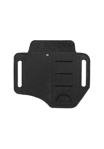 Dachuang Pu Deri Çok Satırlı Tutucu Essential Organizatör Kemeri Çantası Kalem Depolama Çantası Açık Black