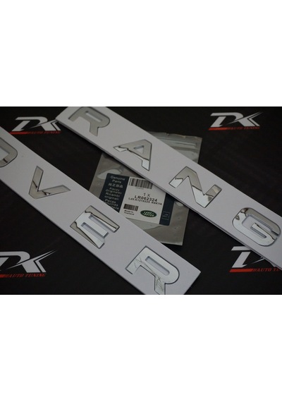 Dk Tuning Range Rover Gümüş Renk Kaput Ve Bagaj Yazı