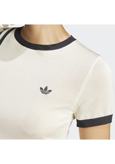 Adidas Originals Stripe Kadın Krem Tişört Jj0961 Krem
