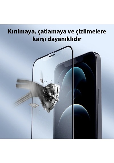 Gor İphone 12 Pro Max 9d Hardening Tempered Full Cam Ekran Koruyucu- 5775