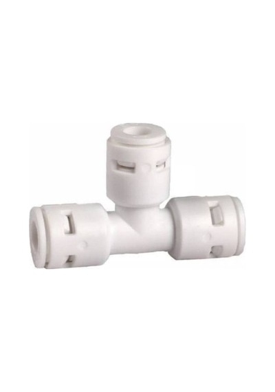 Baransell Su Arıtma Cihazı Için Üç Tarafı Quick Geçmeli T Dirsek Fitting