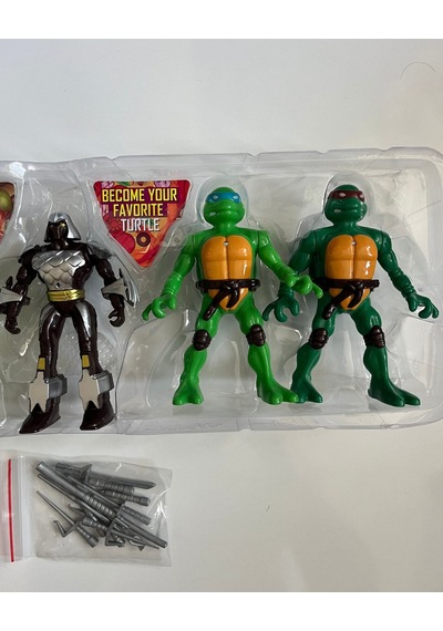 Ninja Kaplumbağa Seti 5' Li Set 13 Cm Oyuncak Ninja Kaplumbağa Set