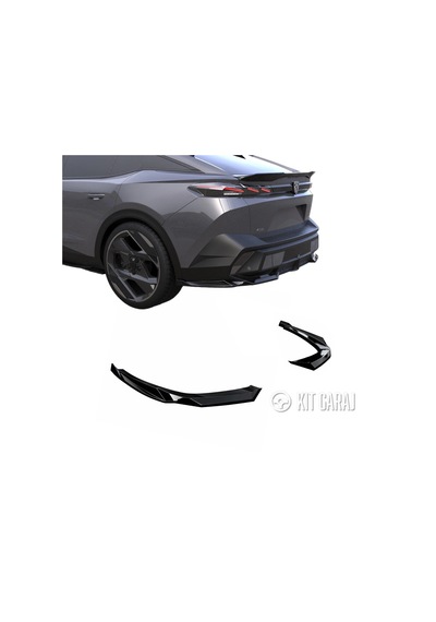 Peugeot 408 Parlak Siyah Flap Plastik Boyalı