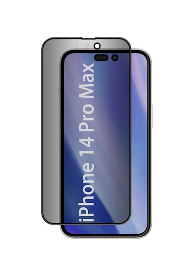 Zore Apple Uyumlu iPhone 14 Pro Max Kor Privacy Cam Ekran Koruyucu