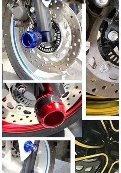 Gear5 Motosiklet Teker Koruma Takozu Takım Pembe Renkli