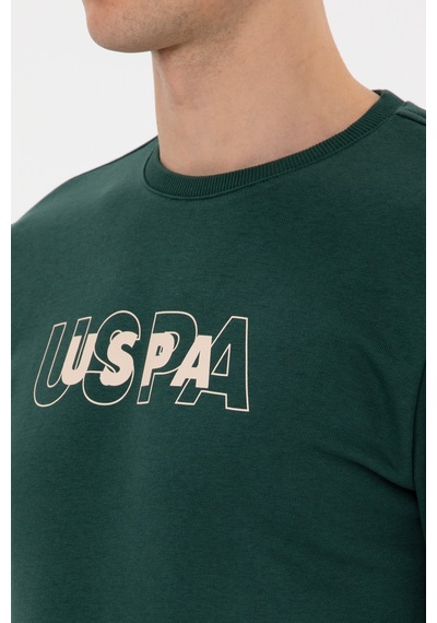 U.S. Polo Assn. U.s. Polo Assn. Erkek Koyu Yeşil Sweatshirt 50316372-vr079 Koyu Yesıl