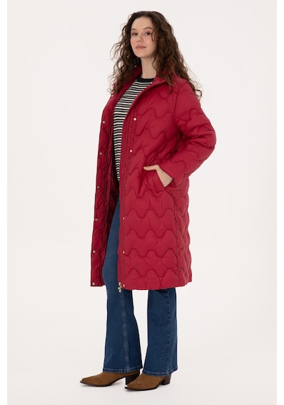 U.s. Polo Assn. Kadın Kaban 50308608-vr104 Koyu Frambuaz/dark Raspberry