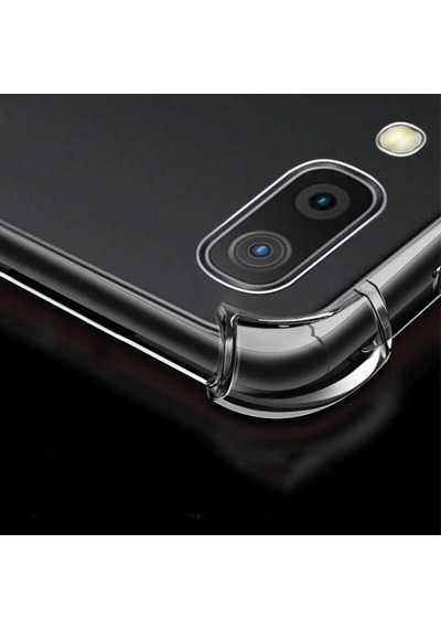 Samsung Uyumlu Galaxy A01 Kılıf Şeffaf Nitro Anti Shock Kapak Renksiz