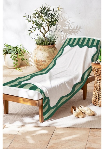 Çizgili Çerçeve Detaylı Modern Plaj Havlusu - Yeşil Beyaz Minimalist Hızlı Kuruyan Mikrofiber Havlu Sessiz Dalgası Çizgili Çerçeve Detaylı Modern Plaj Havlusu - Yeşil Beyaz Minimalist Hızlı Kuruyan Mikrofiber Havlu Sessiz Dalgası