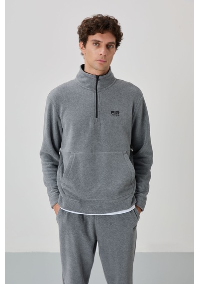 Tommy Life Carol Gri Melanj Polar Erkek Eşofman Takım - 85226 GRİ MELANJ