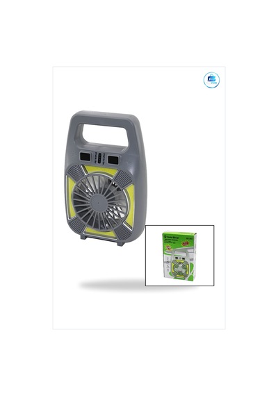 Usb Şarjlı 2in1 Mini Vantilatör Fener 10w 2 Kademe Su Geçirmez Ta